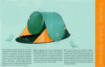 Strandtent Opvouwbaar