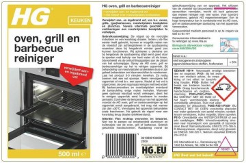 HG Oven & Grillreiniger - 500 ml