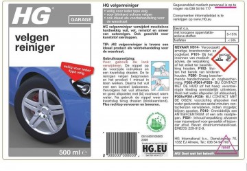 HG Velgenreiniger - 500 ml