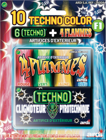 26006 blister techno flammes