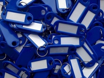 Sleutellabels Blauw