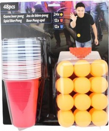 Beer Pong Starterset 48 delig